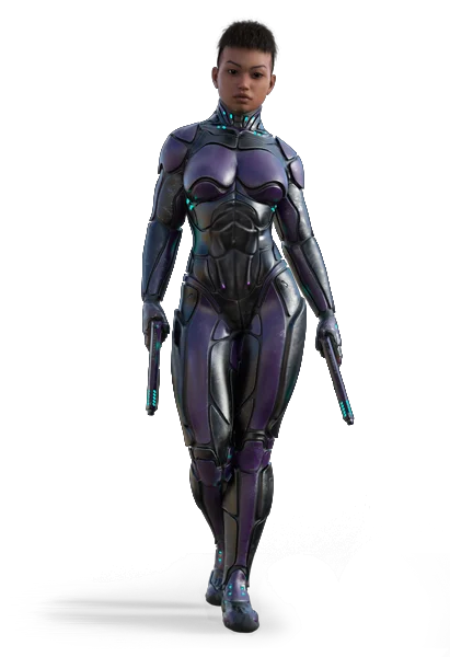 Sci-fi woman soldier - Wargate game