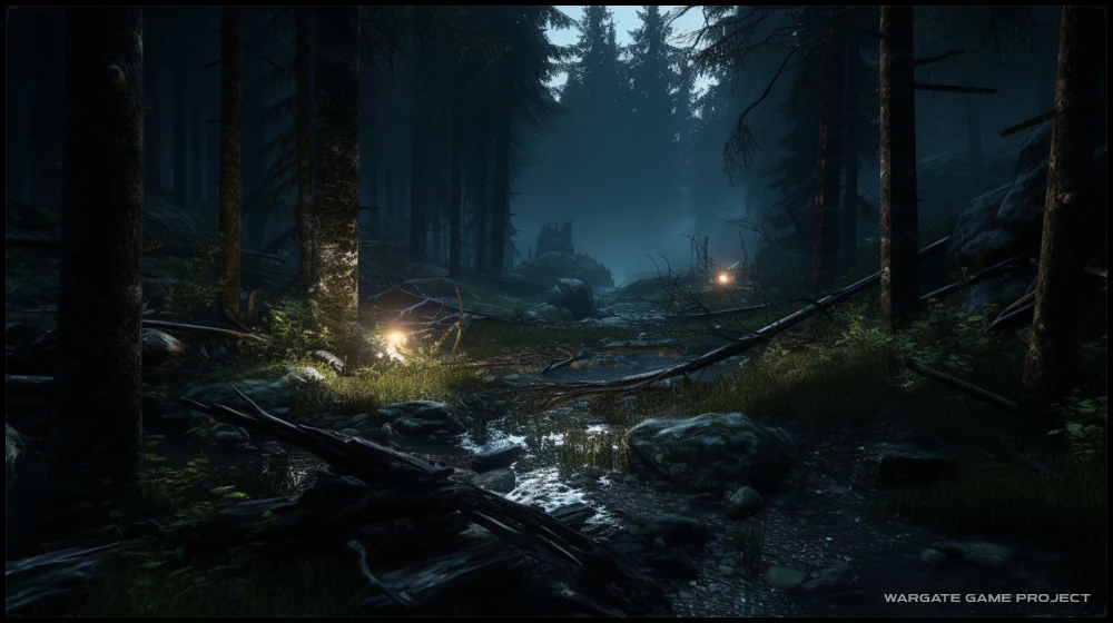 Dark forest - Wargate environment